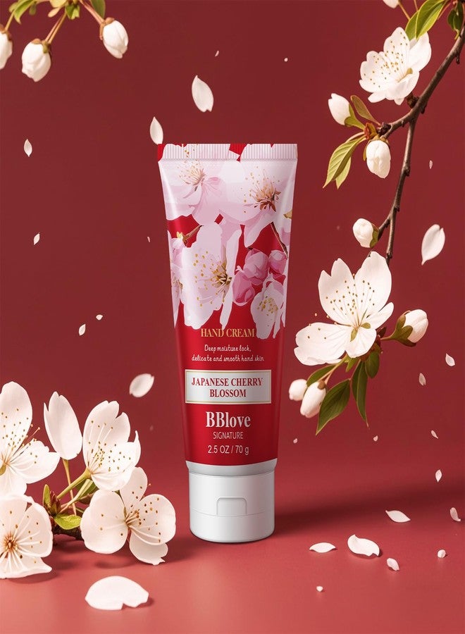 BBLOVE Hand Cream Moisturizing Luxury Set - 3PCS x 2.5oz Japanese Cherry Blossom Lotion. Nourishes Dry Hands, Travel-Sized - Image 4